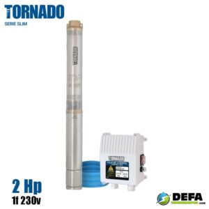 Bomba sumergible tipo bala Tornado SLIM25-7/1230 2 hp 1f 230v