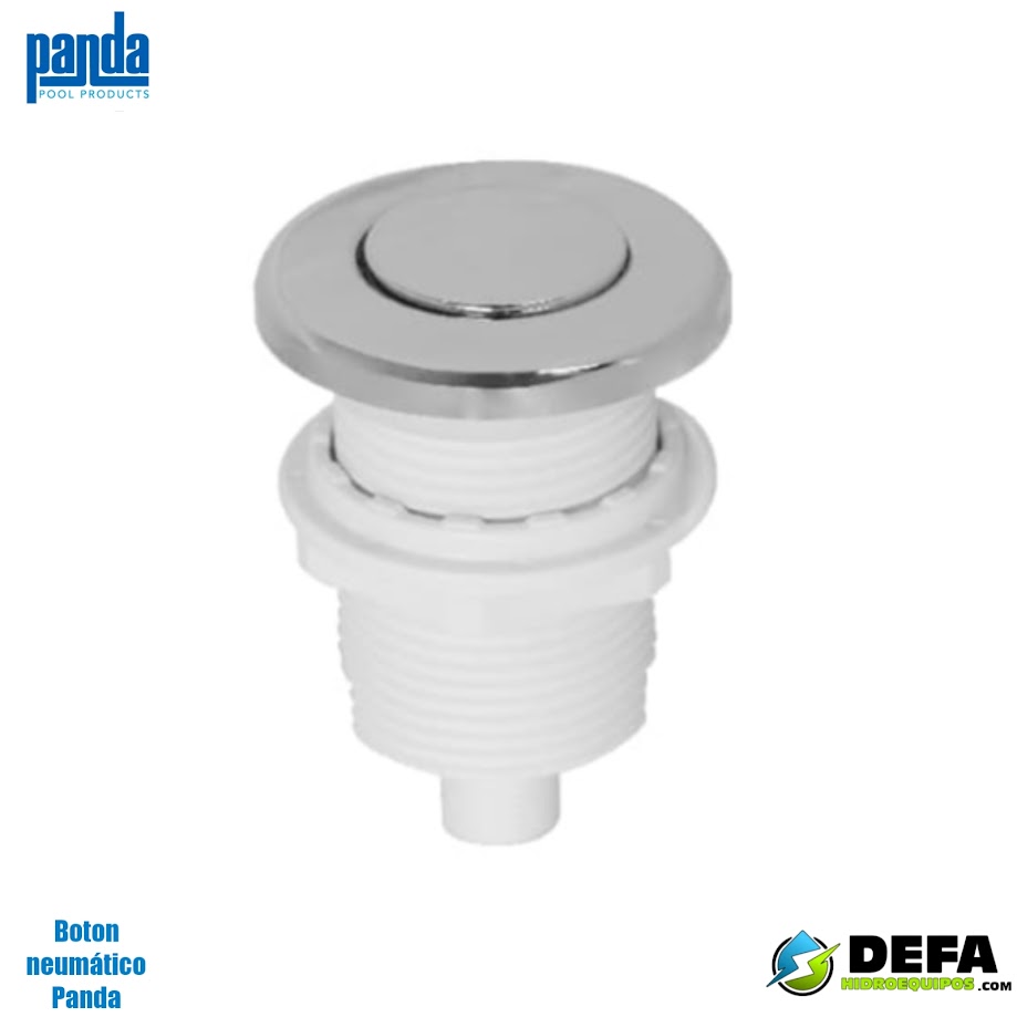 PANDA BOTON NEUMATICO PLAS.BLAN-CROM