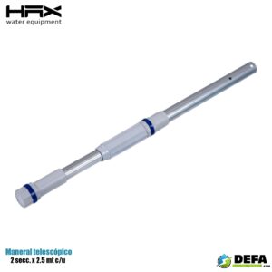 Maneral telescopico de 2 secciones x 2.5m Hax VTP-360-5  5m en total