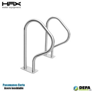 Pasamanos corto Hax WL-SRB acero inoxidable