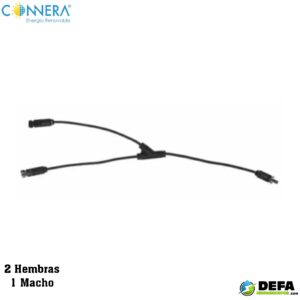 Conectores "Y" Connera CONECTOR-MC4Y-2H1M 2 hembra y 1 macho