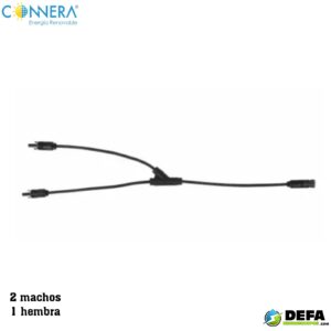 Conectores "Y" Connera CONECTOR-MC4Y-2M1H2 2 macho y 1 hembra