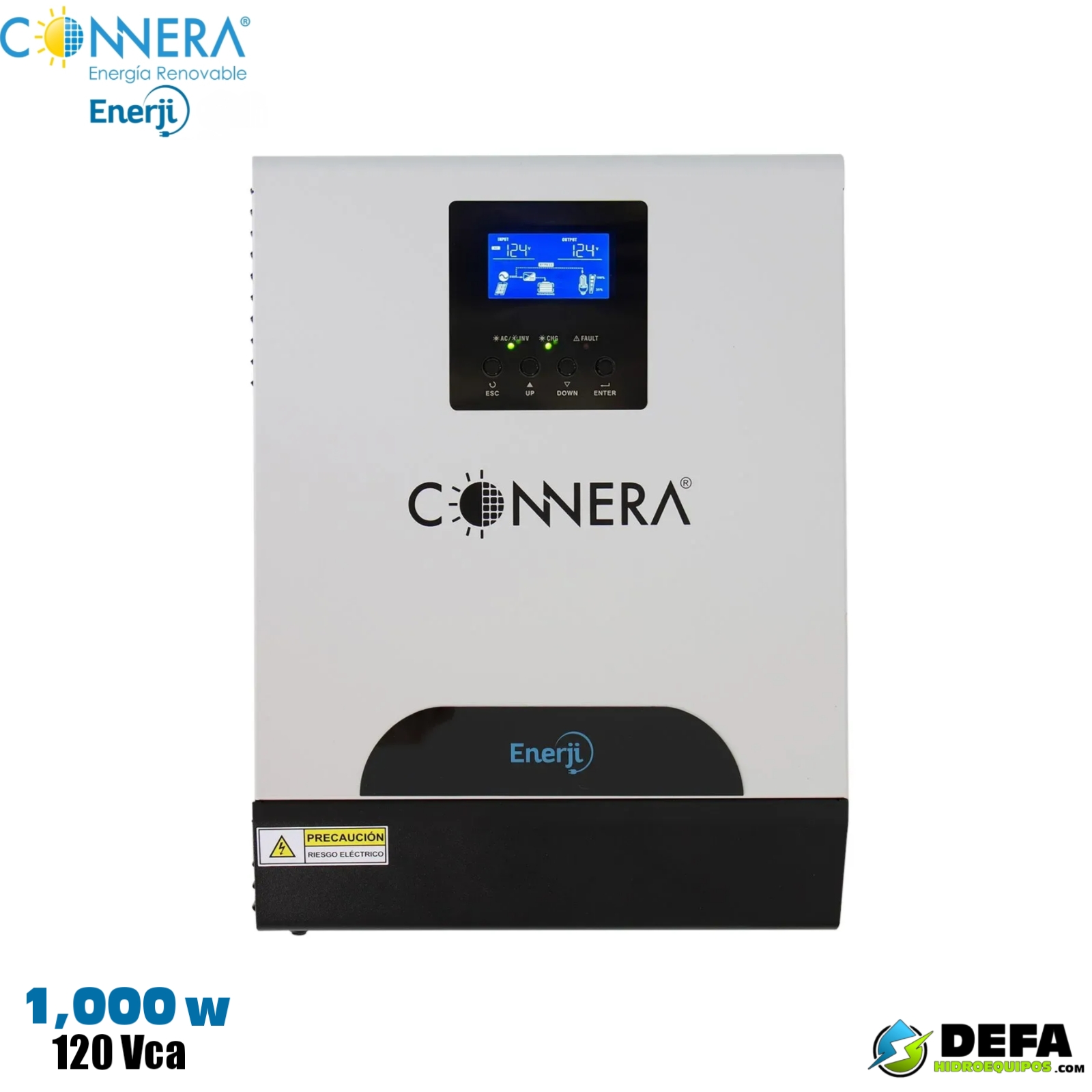 Inversor multifuncion Connera ENERJI1000-12V/120 1,000w 120 vca