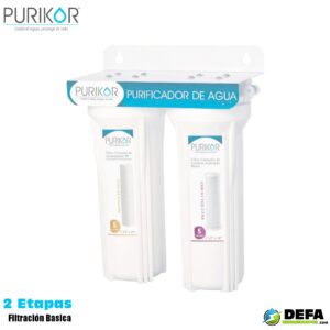 Sistema de filtracion basica POU Purikor PKF-2 2 etapas