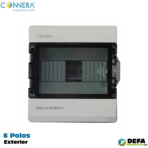 Gabinete de instalacion Connera SHIELD-G-OUTBOX-P 6 polos exterior