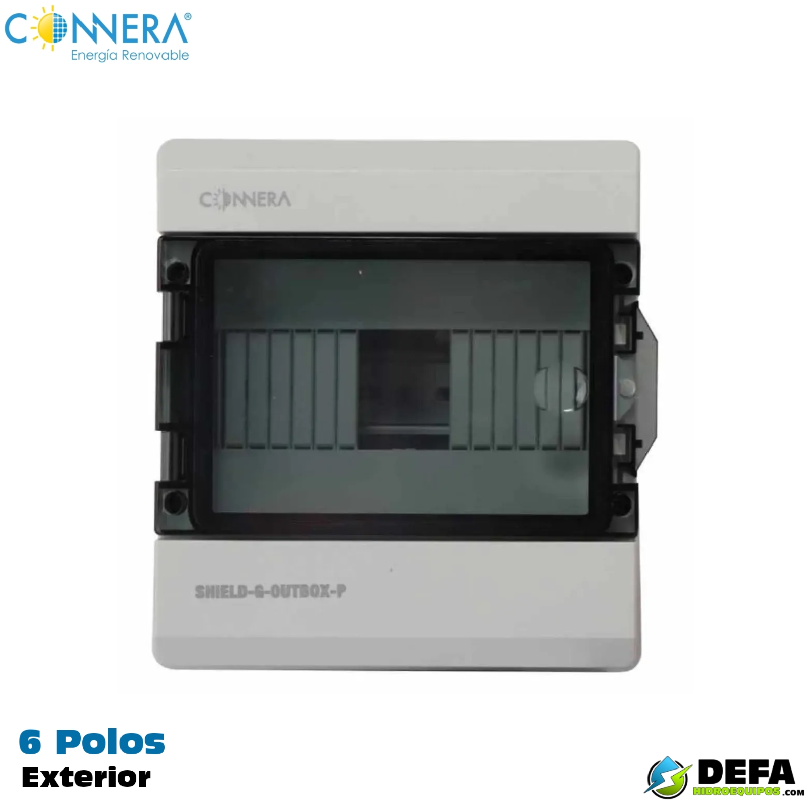 Gabinete de instalacion Connera SHIELD-G-OUTBOX-P 6 polos exterior