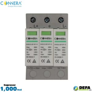 Supresor de picos Connera SHIELD-SP-3P-10 3 polos 1,000 vcd