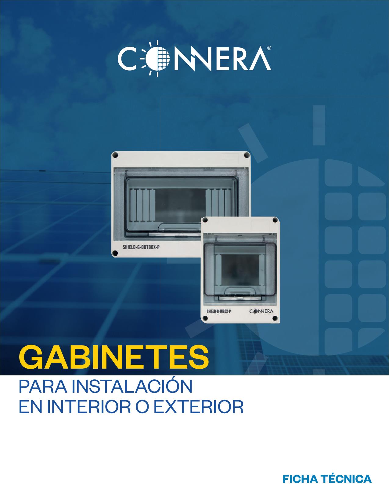 Gabinete de instalacion Connera SHIELD-G-INBOX-P 5 polos interior - Imagen 2